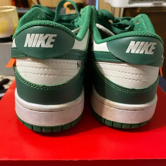 Nike Oregon University Off-White X Dunk Low Pine Green size 10-US - Picture 7 of 10